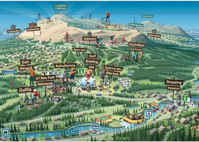 Apartment Mountain Sauna Apartment: Lift & Bike Arena Access Trysil